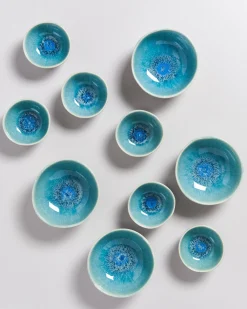 Alcachofra - 11cm greenblue Schmuckschälchen