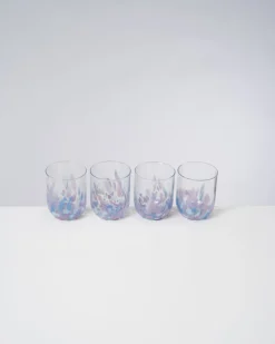 Clearance Alegria - Set of 4 glasses large drops lilac Gläser Sets %