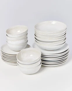 Discount Amado Geschirr-Set weiß 32-teilig Geschirrset Für 8 Personen