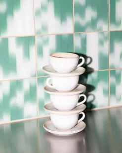 New Areia Cappuccinotasse & Untertasse klein classic Tassen & Becher Sets %