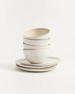 Clearance Areia Frühstücks-Set 8-teilig Geschirrset Für 4 Personen|Frühstücks-Sets %