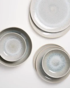 Areia Geschirr-Set modern 7-teilig Geschirrset Für 2 Personen