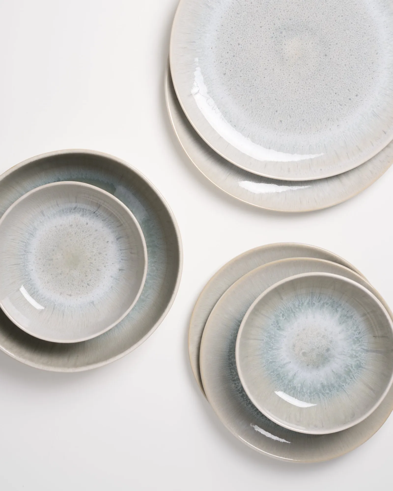 Areia Geschirr-Set modern 7-teilig Geschirrset Für 2 Personen