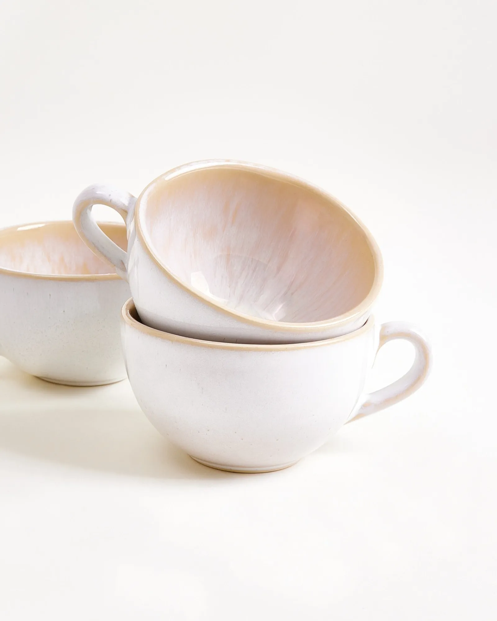 Sale Areia 4-Piece Set Cappuccino Cup & Small Saucer classic Tassen-Sets|Tassen Mit Untertassen