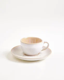 Best Areia 6-Piece Set Espresso Cup & Espresso Saucer classic Tassen-Sets|Tassen Mit Untertassen