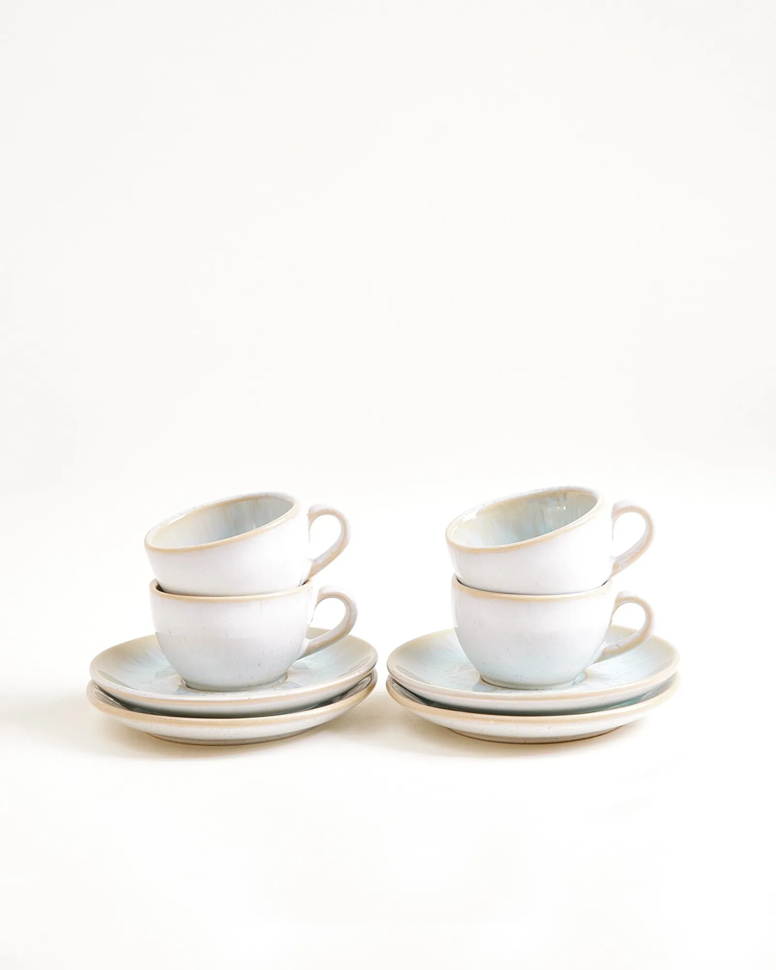 Discount Areia 4-Piece Set Espresso Cup & Espresso Saucer classic azure Tassen-Sets|Tassen Mit Untertassen