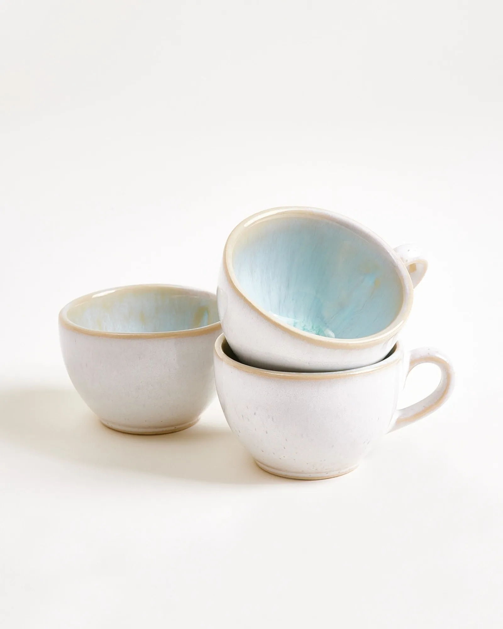 Discount Areia 4-Piece Set Espresso Cup & Espresso Saucer classic azure Tassen-Sets|Tassen Mit Untertassen