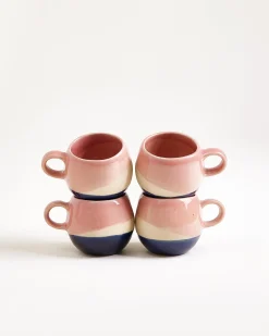 Best Bica Espressotasse rosa sand dunkelblau Tassen & Becher Sets %