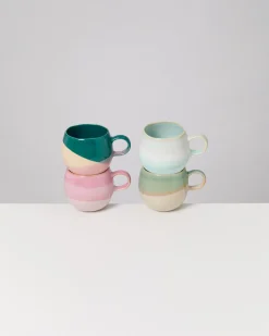 Bica Tasse groß mix 4er-Set Tassen & Becher Sets %