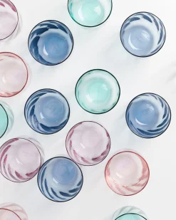 Discount Calma Glas groß swirl mix 4er-Set Gläser Sets %