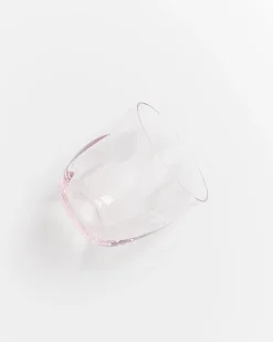 Sale Calma - Glass small swirl rosé Kleine Gläser