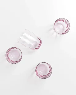 Best Calma - Set of 4 glass large swirl Gläser Sets %