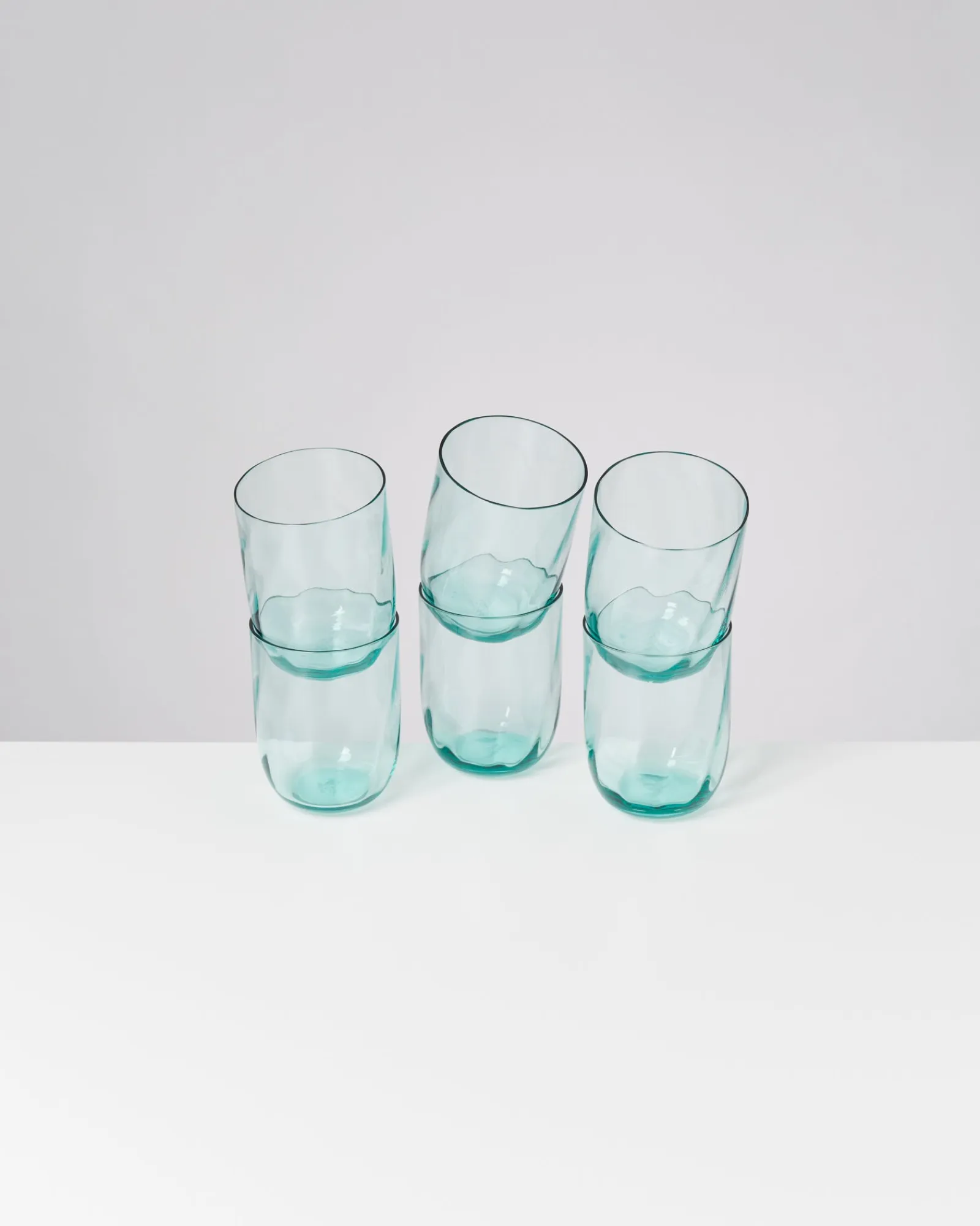 Best Calma - Set of 6 glass large swirl Große Gläser