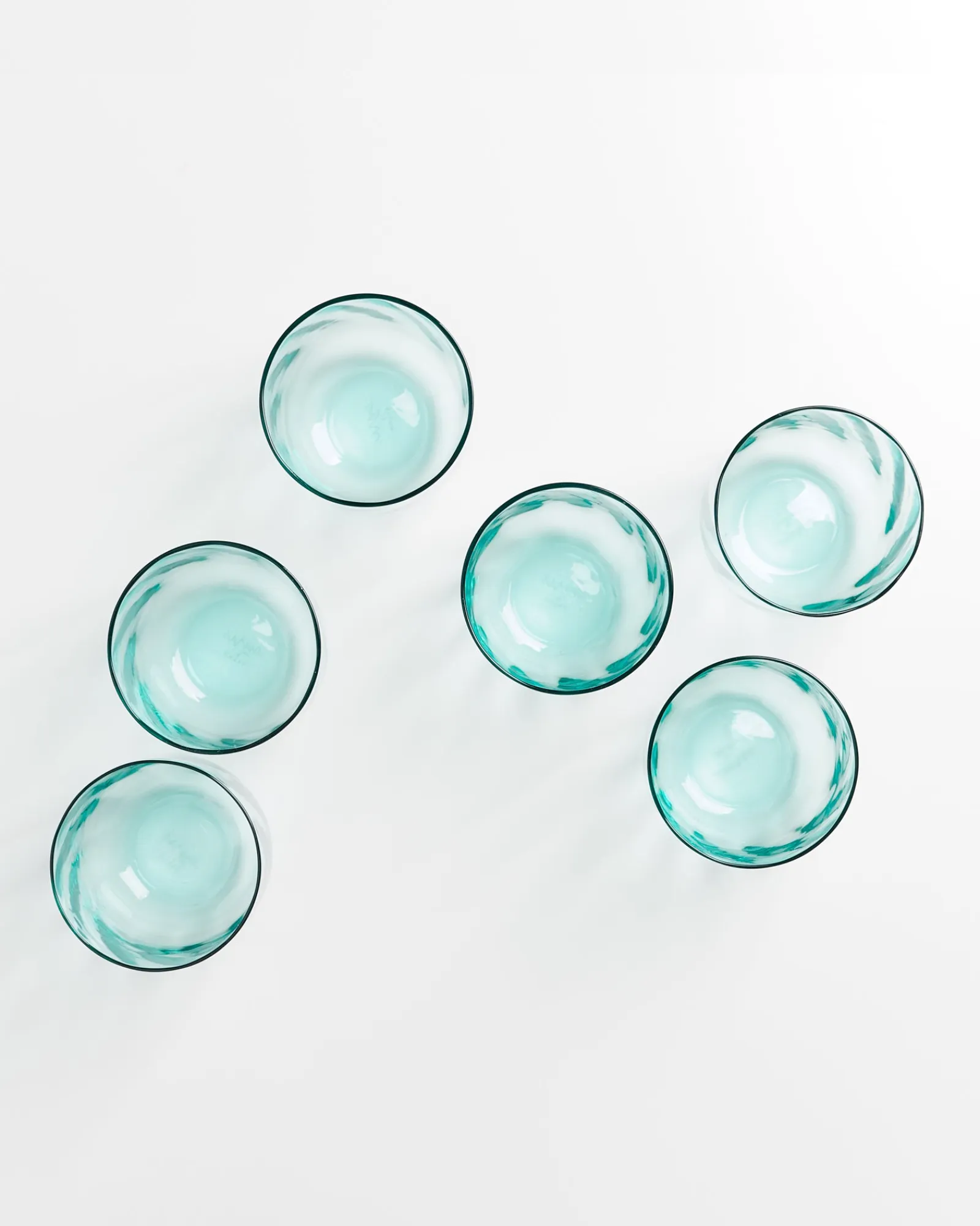 Best Calma - Set of 6 glass large swirl Große Gläser