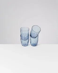Hot Calma - Set of 4 glass large swirl Große Gläser