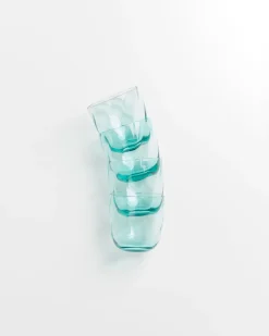 Online Calma - Set of 4 glass small swirl Kleine Gläser