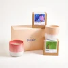 Hot Coimbra - Gift set Scented candle apricot pink 3 pieces Duftkerzen