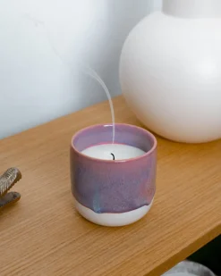 Coimbra - scented candle “Ocean Breeze” lilac pink Duftkerzen|Bestseller
