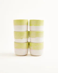 Sale Coimbra - Set of 6 cups small lime lilac Becher-Sets