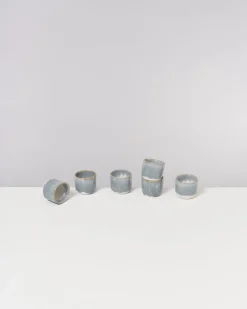 Sale Coimbra - Set of 6 Espressocups greyblue Espressobecher|Becher-Sets