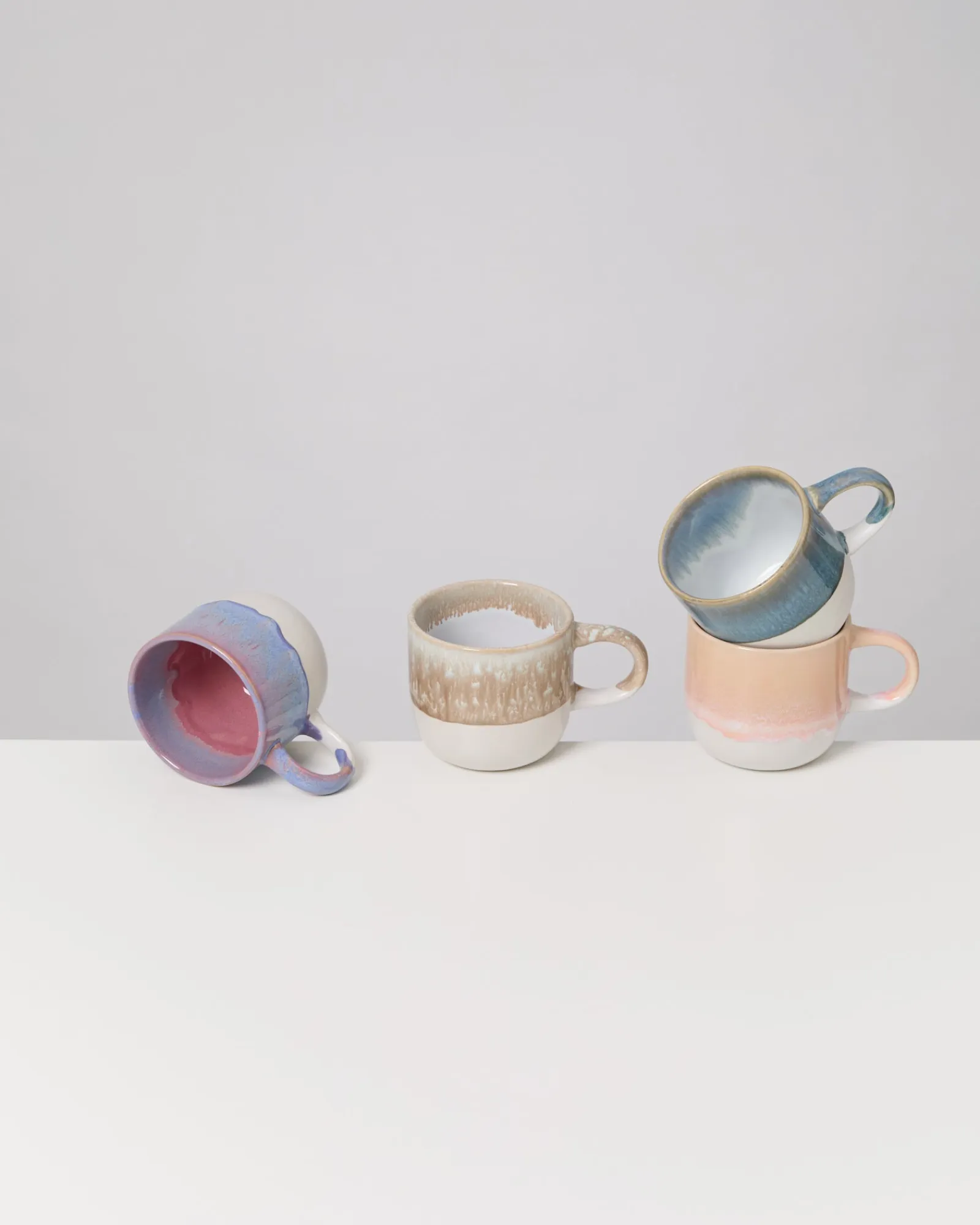 Hot Coimbra Tasse groß Pastel Flow 4er-Set Tassen-Sets