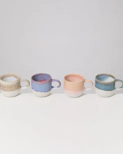 Hot Coimbra Tasse groß Pastel Flow 4er-Set Tassen-Sets