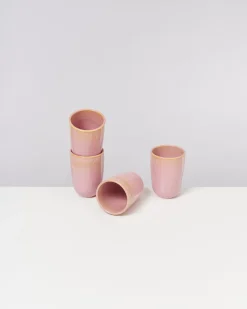 Hot Copa Alto - Set of 4 Cups big yellow rosé Becher-Sets
