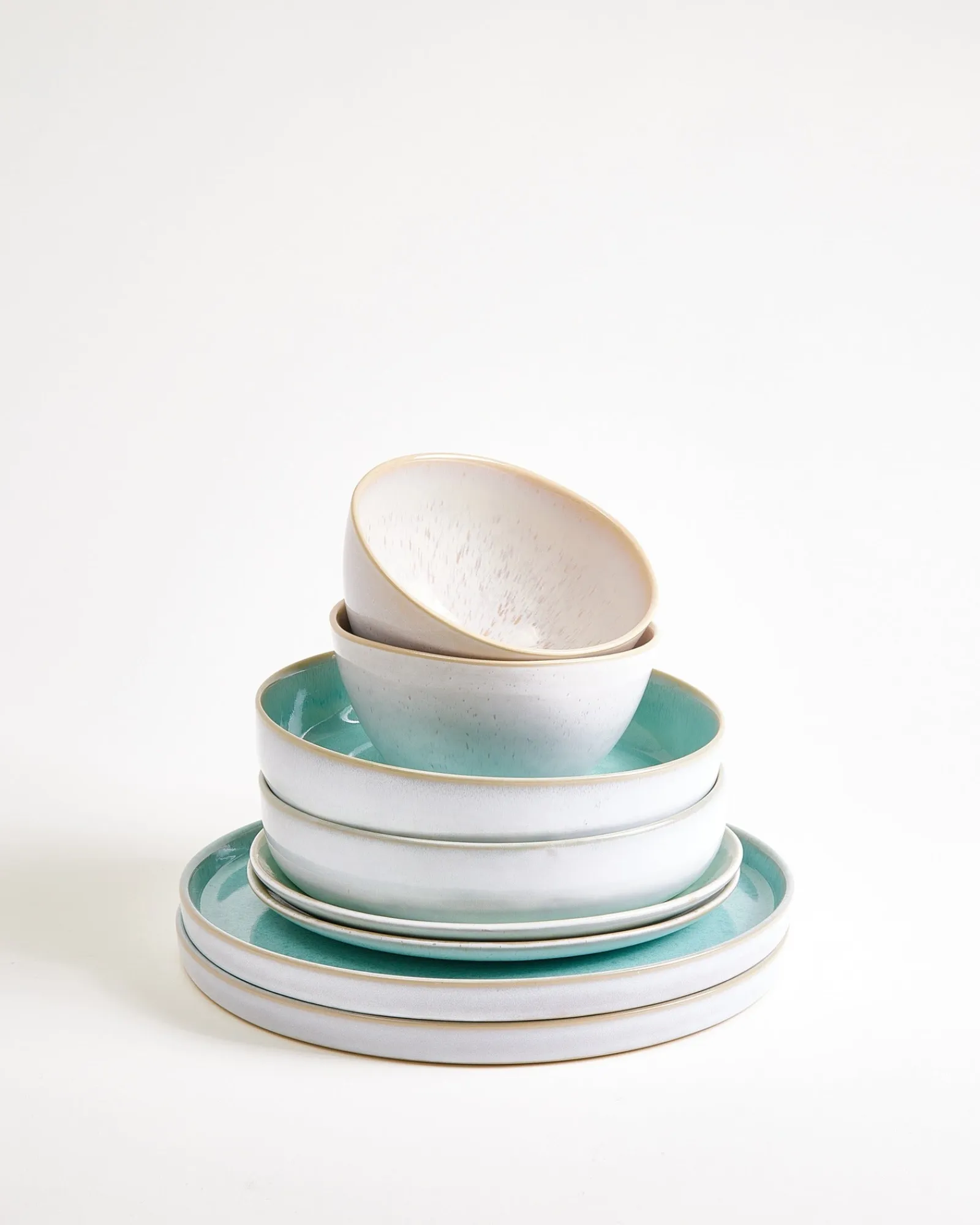 Discount Geschirr-Set Mint Harmony mint sand 8-teilig Geschirrset Für 2 Personen|Mix & Match Sets %