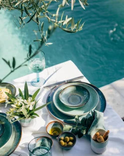 Discount Geschirr-Set Ocean Vibes grünblau mint 16-teilig Mix & Match Sets %|Geschirrset Für 4 Personen