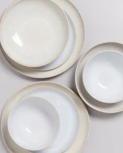 Clearance Geschirr-Set Soft Sand sand weiß 8-teilig Geschirrset Für 2 Personen|Mix & Match Sets %