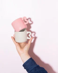 Sale Gift set - Seia mugs with heart Tassen-Sets|Kleine Tassen