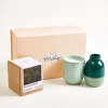Outlet Gift set Winter Forest dark green mint 3 pieces Duftkerzen