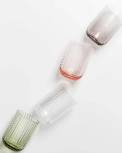Best Joia Glas klein riffled Blush Spark 4er-Set Große Gläser