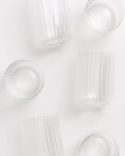 Hot Joia Glas klein riffled Große Gläser