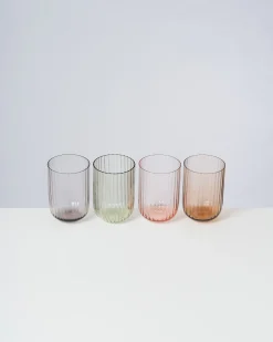 Clearance Joia - Glas riffled Kleine Gläser