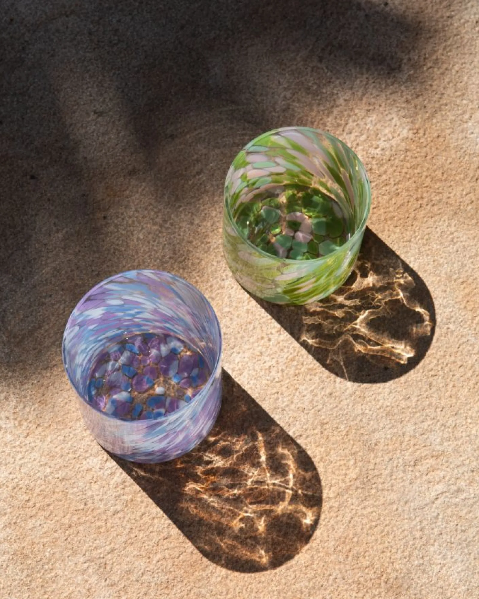 Sale Joia - Glass large drops blue lilac Bestseller|Bestseller