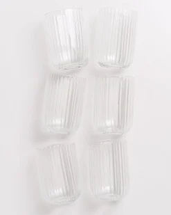 Best Joia - Set of 6 glasses riffled classic Gläser Sets %