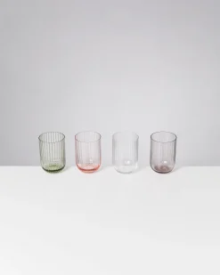 Best Joia - Set of 4 glasses riffled Gläser Sets %|Bestseller