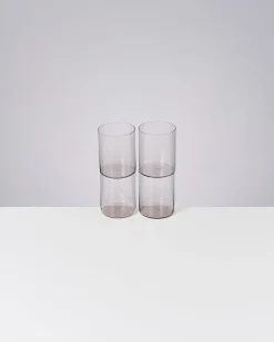 Hot Joia - Set of 4 glass large amethyst Große Gläser