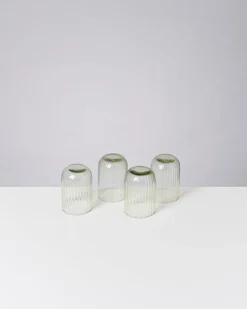 Outlet Joia - Set of 4 glass riffled Kleine Gläser