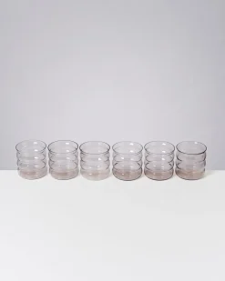 Clearance Joia - Set of 6 glass small bubble amethyst Gläser Sets %|Kleine Gläser