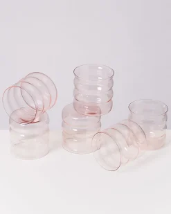 Sale Joia - Set of 6 glass small bubble Kleine Gläser