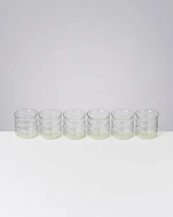 Discount Joia - Set of 6 glass small bubble Kleine Gläser