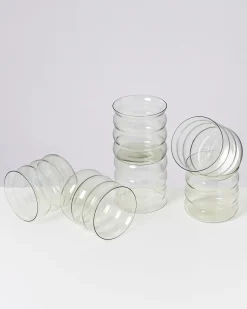 Discount Joia - Set of 6 glass small bubble Kleine Gläser