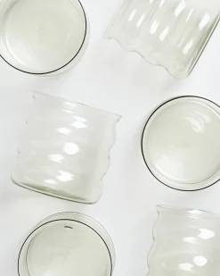 Discount Joia - Set of 6 glass small bubble Kleine Gläser