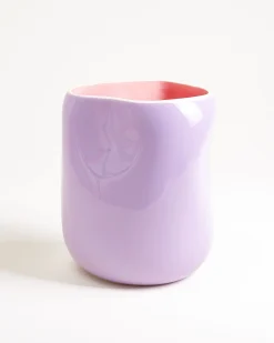 Outlet João vase L lilac rose Große Vasen