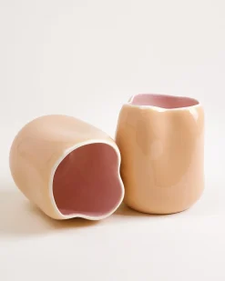 Best João Vase M cappuccino rosé Mittlere Vasen