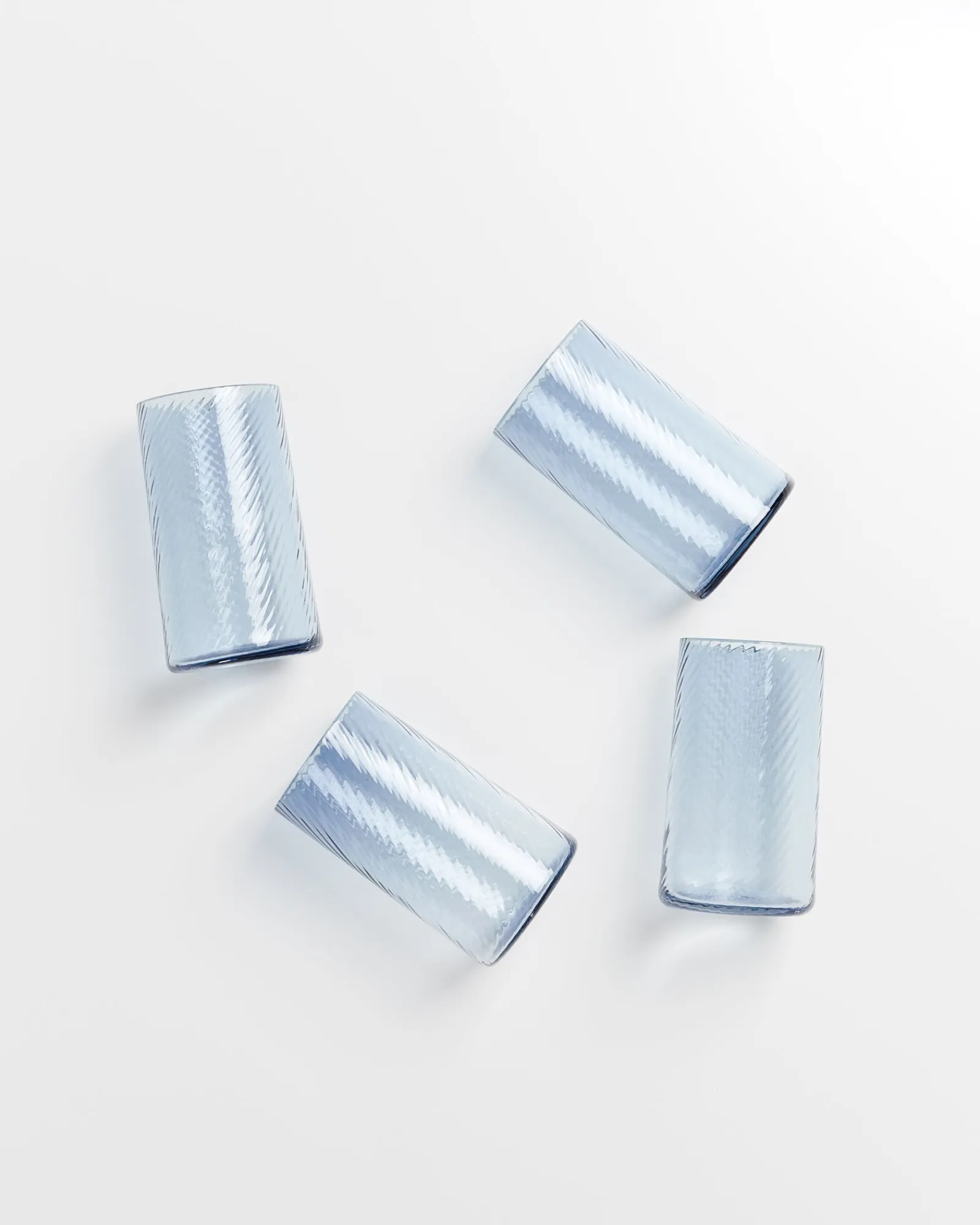 New Leiria Glas klein riffled 4er-Set Gläser Sets %