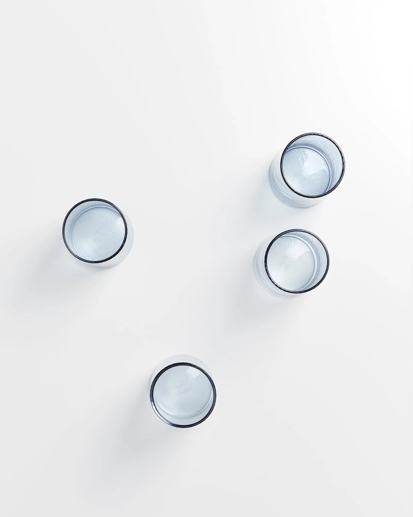 New Leiria Glas klein riffled 4er-Set Gläser Sets %