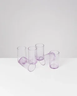 New Leiria - Set of 6 glass riffled Gläser Sets %